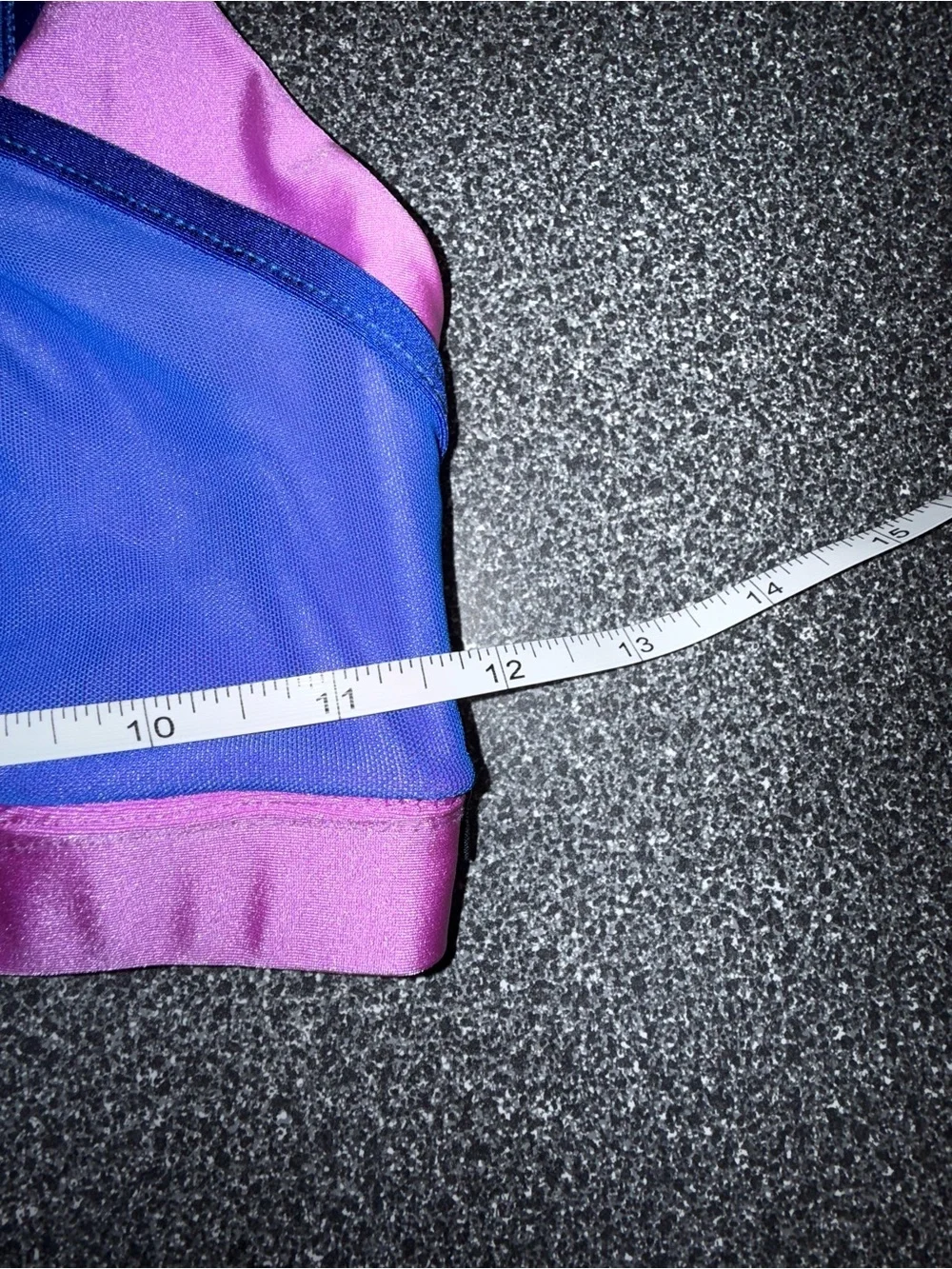 Tiger Friday Blue and Purple Strappy Bra Top Size Adult Small
